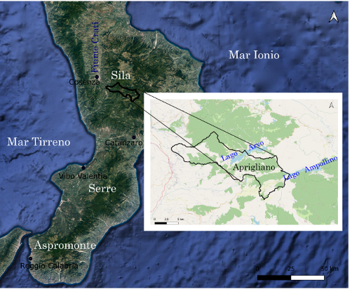 Aprigliano mappa